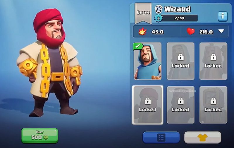 Character Customization in Clash Heroes